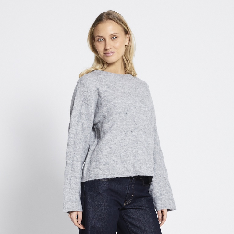 Cable-knit sweater "Alexia"